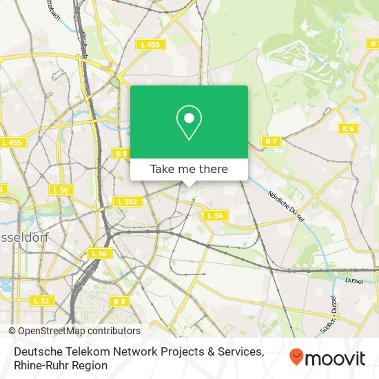 Deutsche Telekom Network Projects & Services map