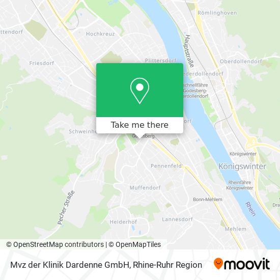 Mvz der Klinik Dardenne GmbH map