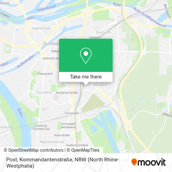 Post, Kommandantenstraße map