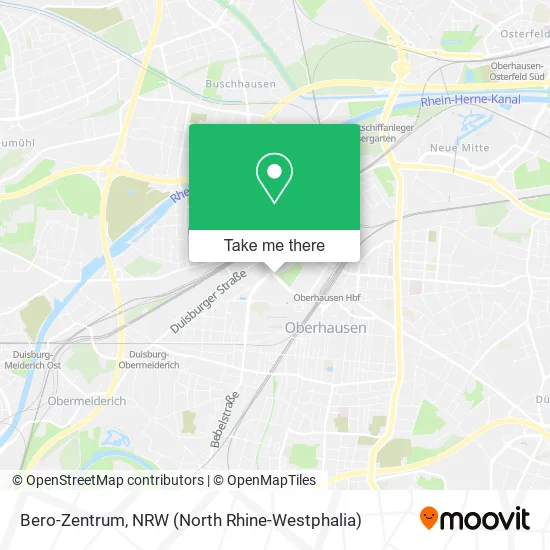 Карта Bero-Zentrum