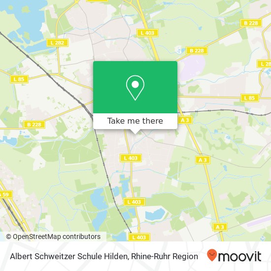 Карта Albert Schweitzer Schule Hilden