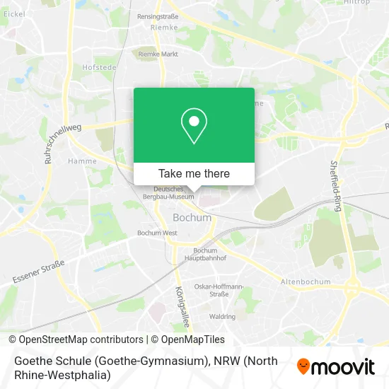 Карта Goethe Schule (Goethe-Gymnasium)