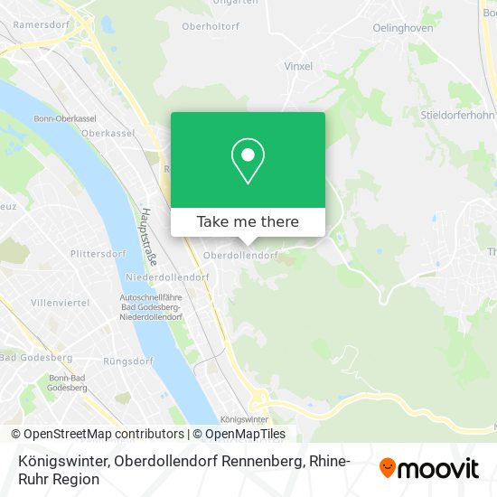 Königswinter, Oberdollendorf Rennenberg map