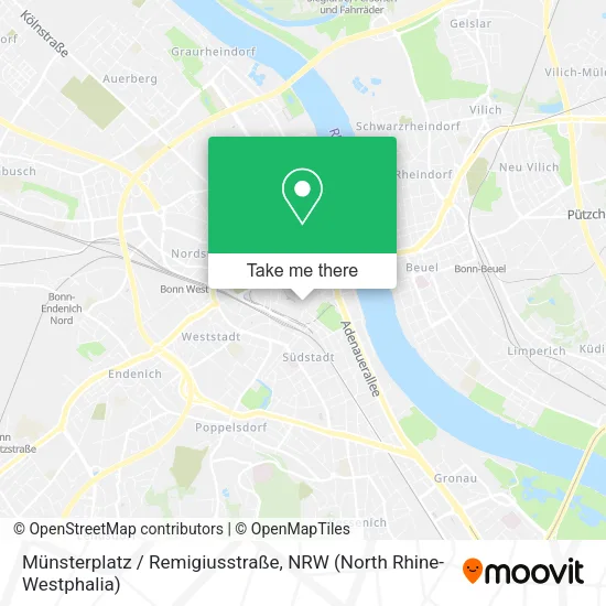 Карта Münsterplatz / Remigiusstraße
