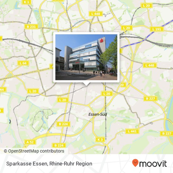 Sparkasse Essen map
