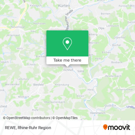 REWE map