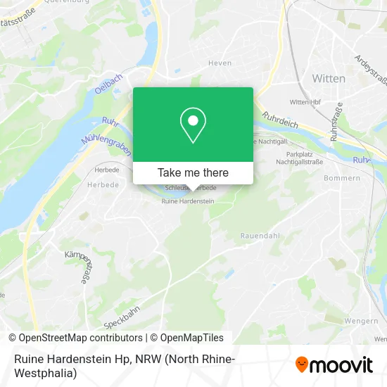 Карта Ruine Hardenstein Hp