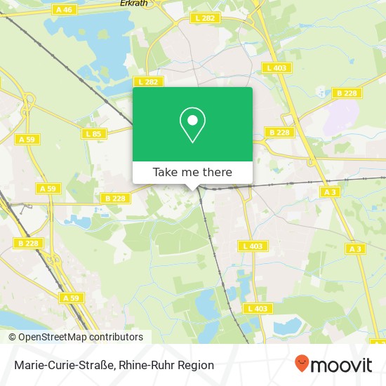 Marie-Curie-Straße map