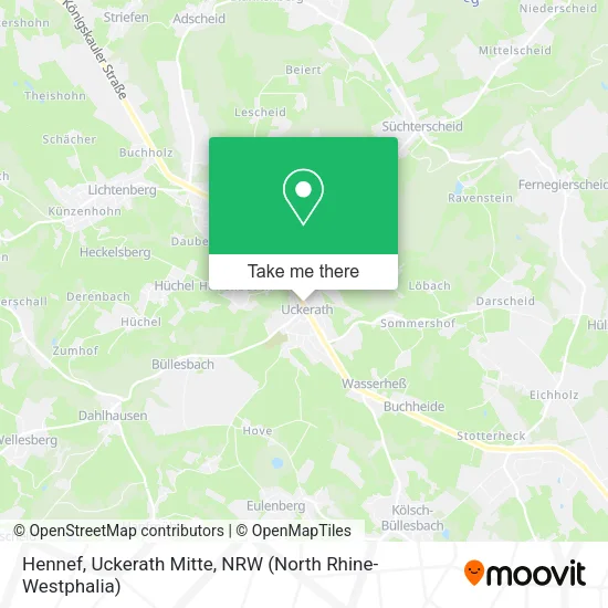 Карта Hennef, Uckerath Mitte