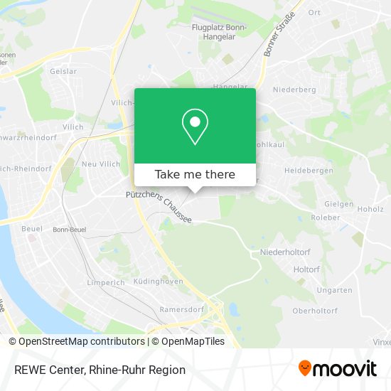 REWE Center map