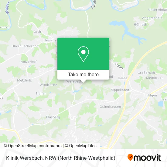 Карта Klinik Wersbach