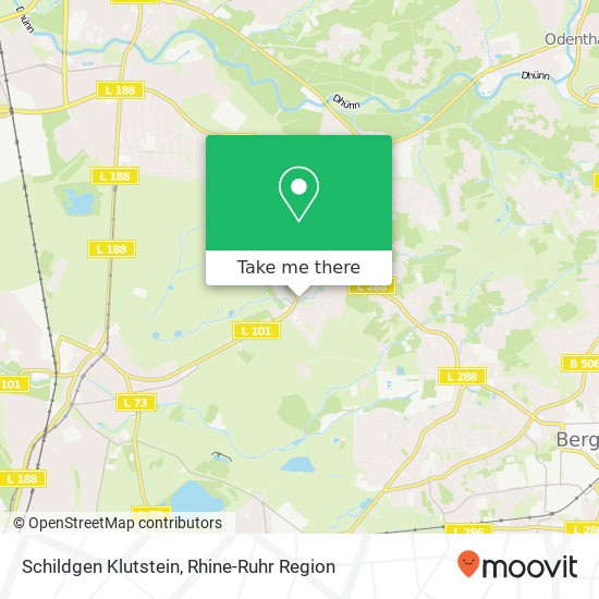 Schildgen Klutstein map