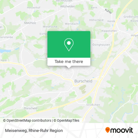 Карта Meisenweg