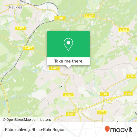 Rübezahlweg map