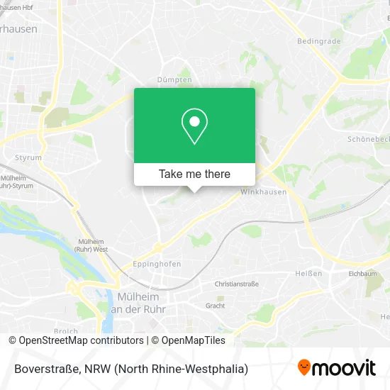 Карта Boverstraße