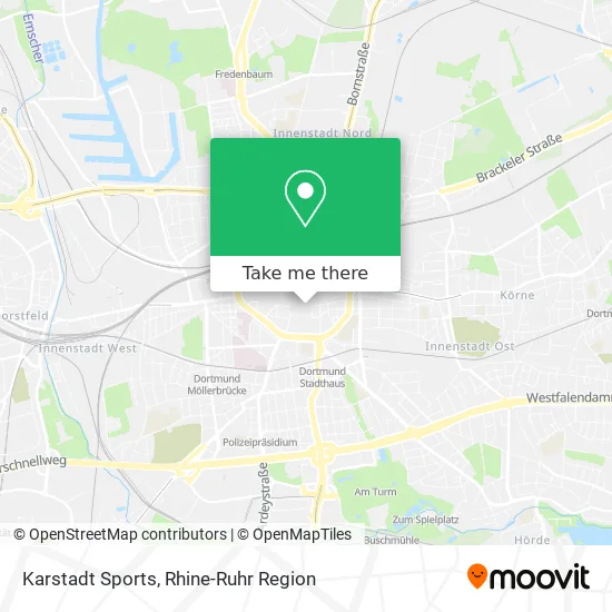 Karstadt Sports map
