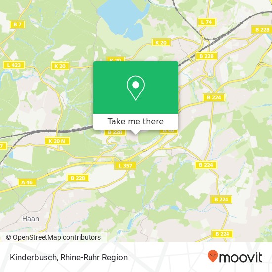 Kinderbusch map