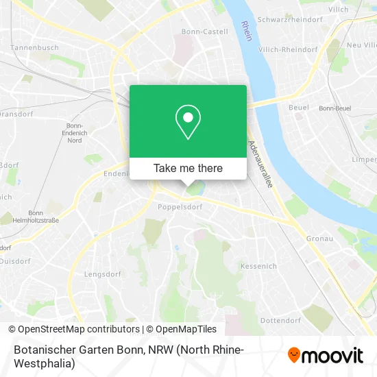 Карта Botanischer Garten Bonn