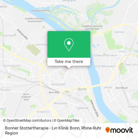 Карта Bonner Stottertherapie - Lvr-Klinik Bonn