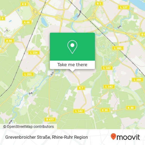 Grevenbroicher Straße map