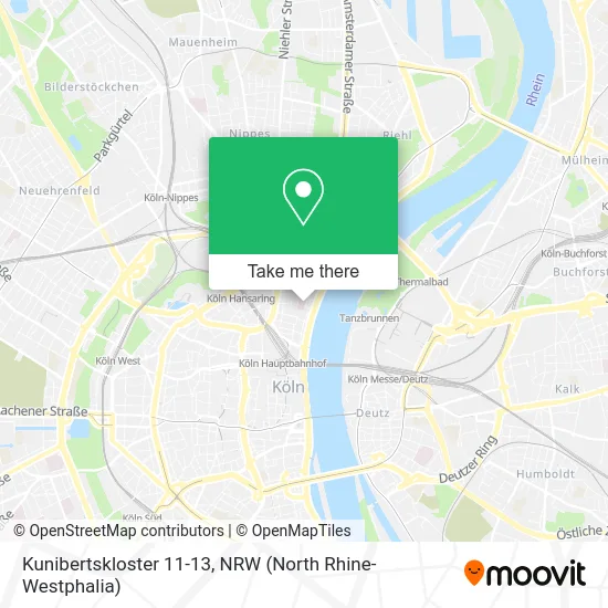 Kunibertskloster 11-13 map