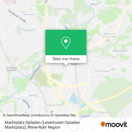 Marktplatz Opladen (Leverkusen Opladen Marktplatz) map