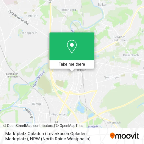 Marktplatz Opladen (Leverkusen Opladen Marktplatz) map