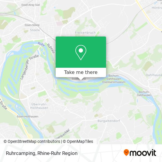 Ruhrcamping map