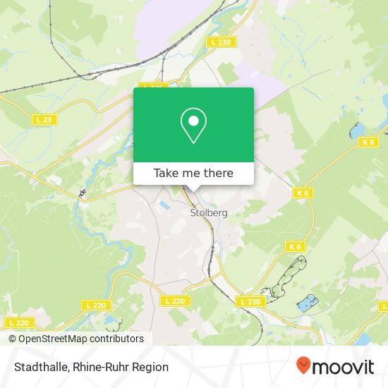 Stadthalle map