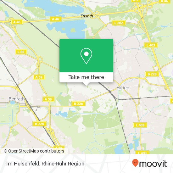 Im Hülsenfeld map