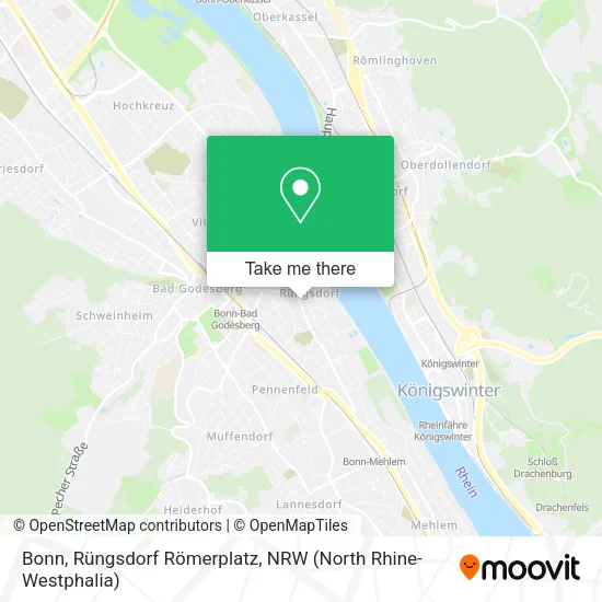 Карта Bonn, Rüngsdorf Römerplatz