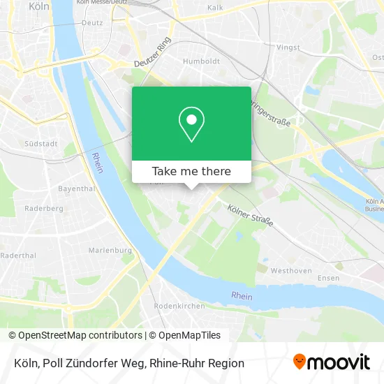 Карта Köln, Poll Zündorfer Weg