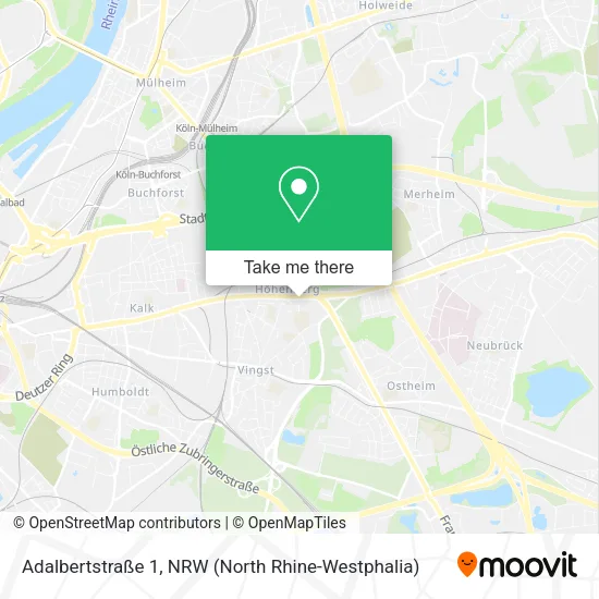 Карта Adalbertstraße 1