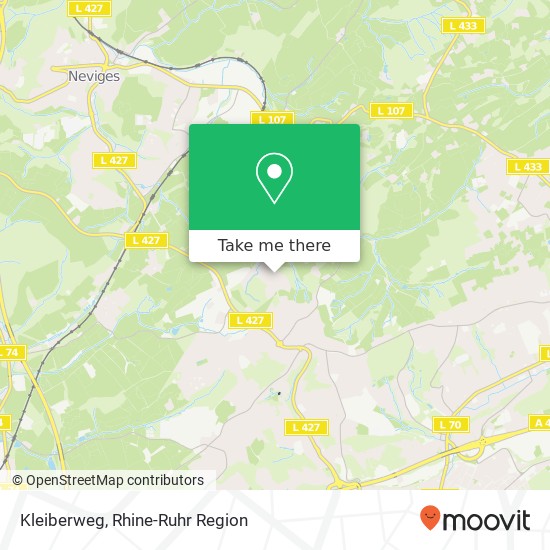 Kleiberweg map