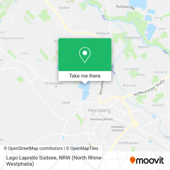 Карта Lago Laprello Südsee