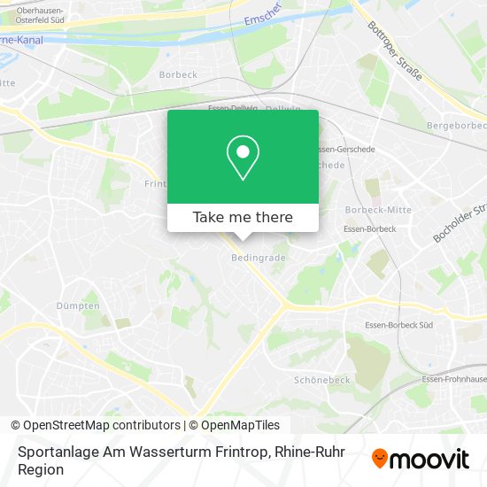 Sportanlage Am Wasserturm Frintrop map