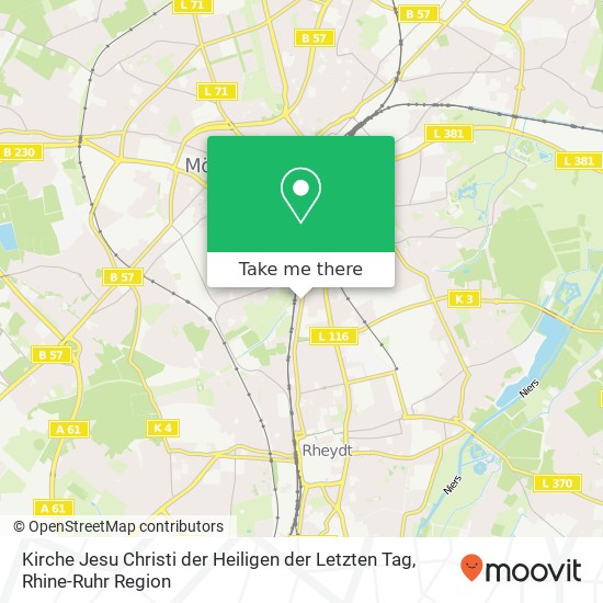 Kirche Jesu Christi der Heiligen der Letzten Tag map