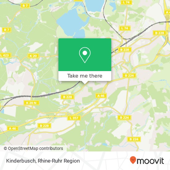 Kinderbusch map