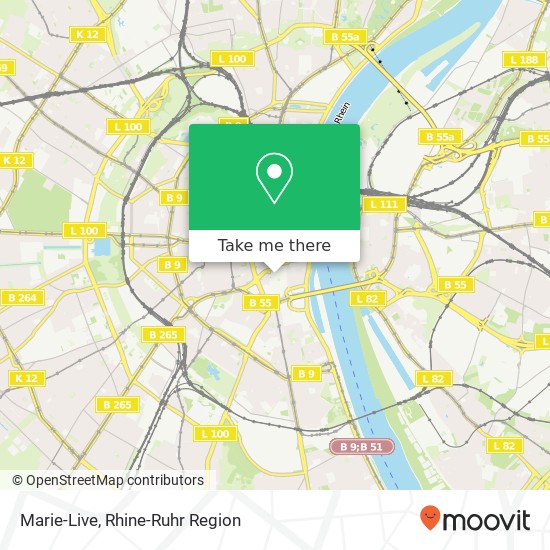 Marie-Live map