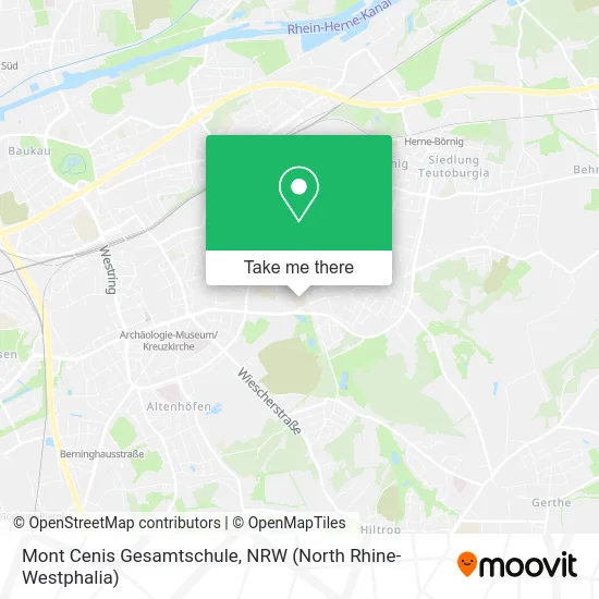 Mont Cenis Gesamtschule map