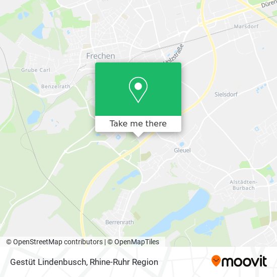 Gestüt Lindenbusch map