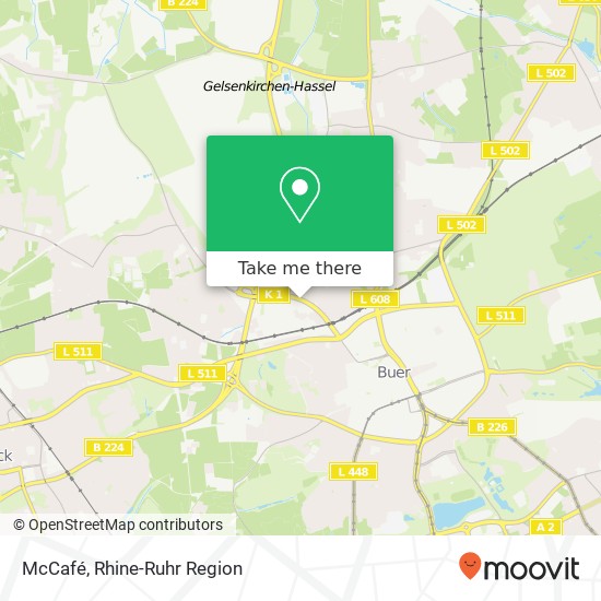 McCafé map