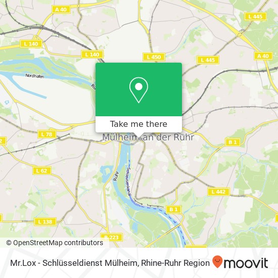 Mr.Lox - Schlüsseldienst Mülheim map