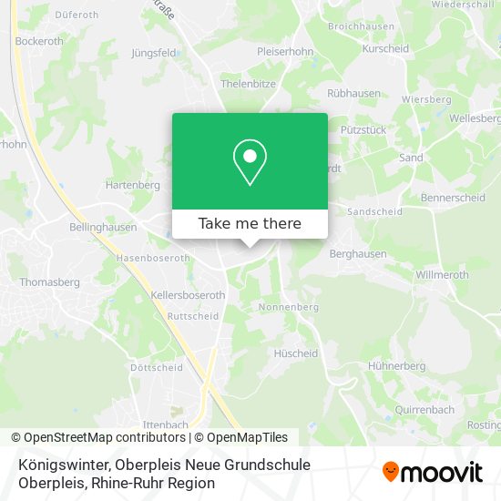 Königswinter, Oberpleis Neue Grundschule Oberpleis map