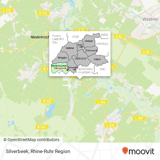 Silverbeek map