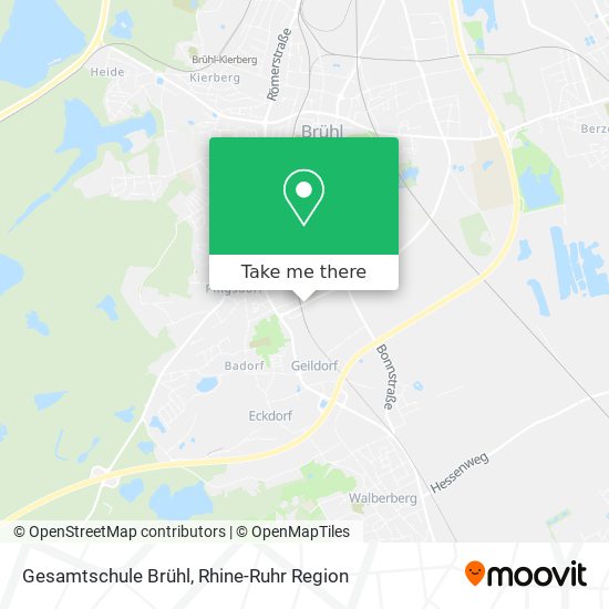 Gesamtschule Brühl map