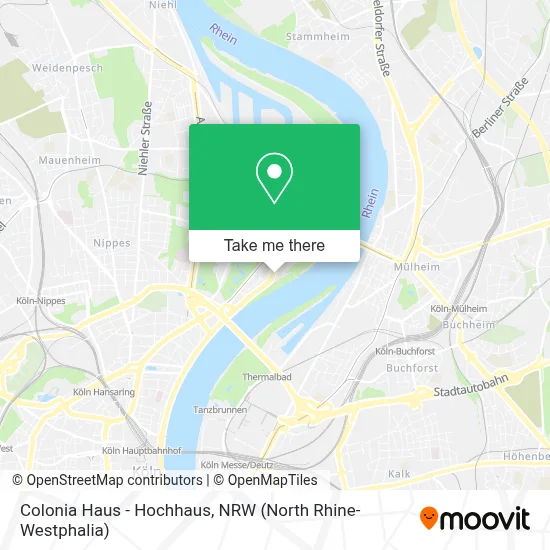 Colonia Haus - Hochhaus map