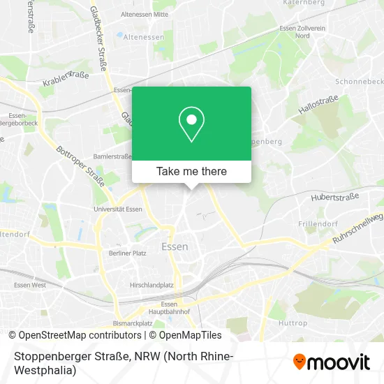 Stoppenberger Straße map