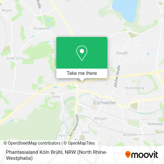 Карта Phantasialand Köln Brühl