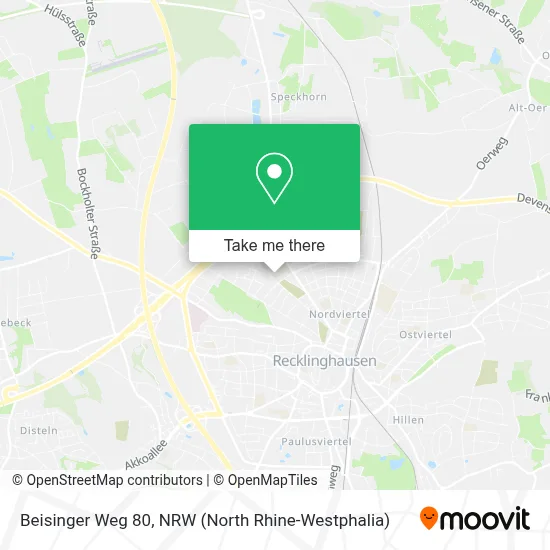Beisinger Weg 80 map